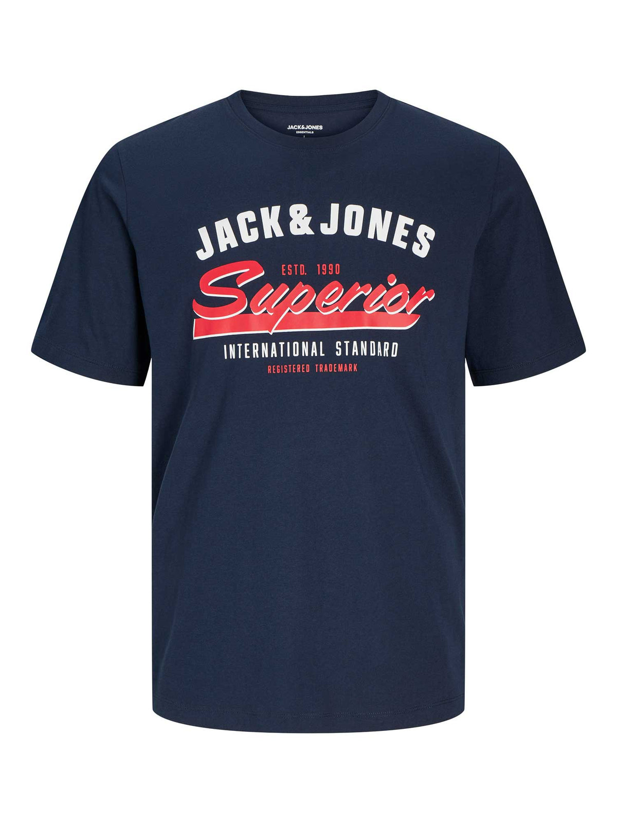 JACK & JONES Тениска JJELOGO TEE SS O-NECK 2 COL SS25 SN