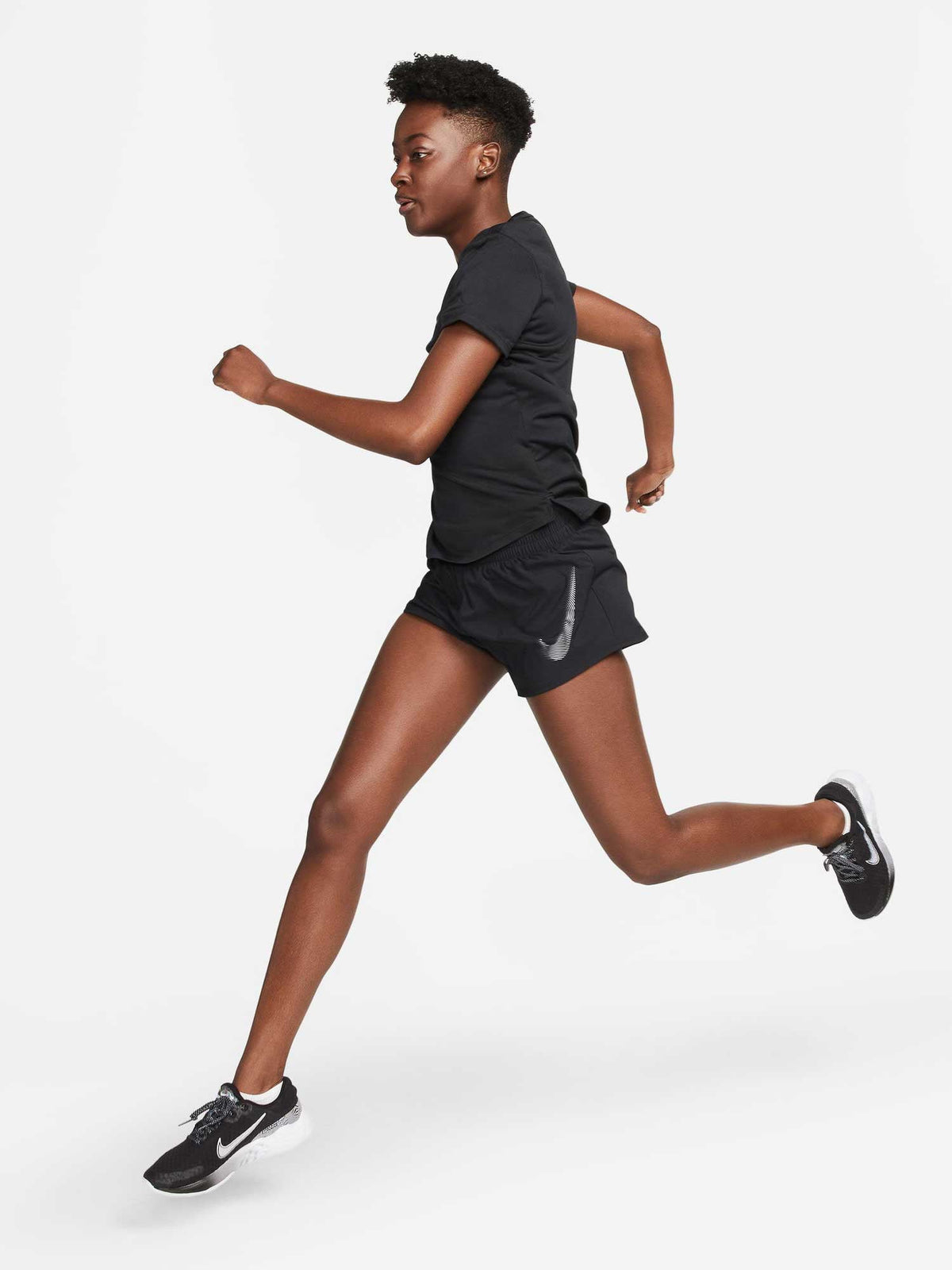 NIKE Къси панталони W NK ONE DF SWSH HBR SHORT